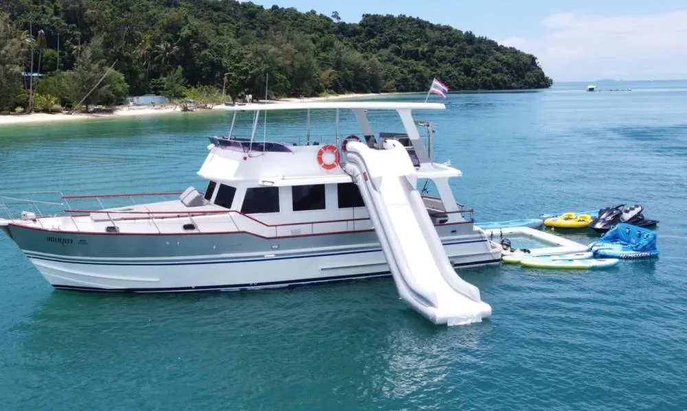 The Grandfather — 54ft Grand Banks Motor Yacht Charter Phuket