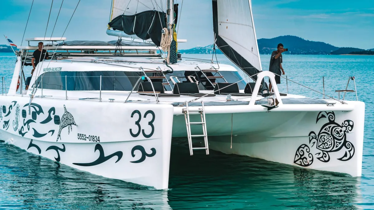 Nautiness — 46ft Custom Build सेलिंग कैटामरन Charter Koh Samui